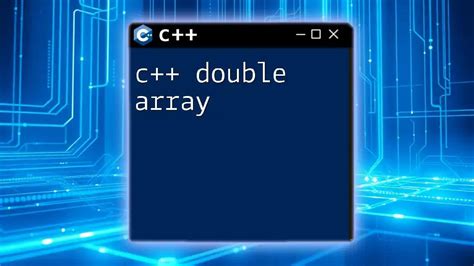 c++ double.